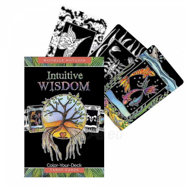 Kortos Intuitive Wisdom Tarot ir knyga paveikslėlis 1 iš 6
