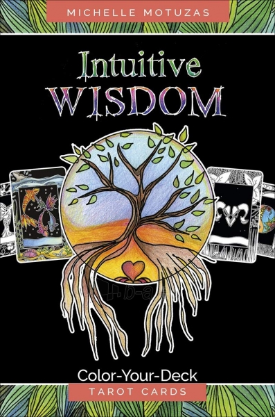 Kortos Intuitive Wisdom Tarot ir knyga paveikslėlis 2 iš 6