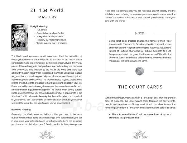 Kortos Intuitive Wisdom Tarot ir knyga paveikslėlis 4 iš 6