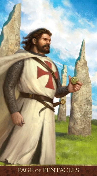 Kortos Knights Templar Taro paveikslėlis 2 iš 10