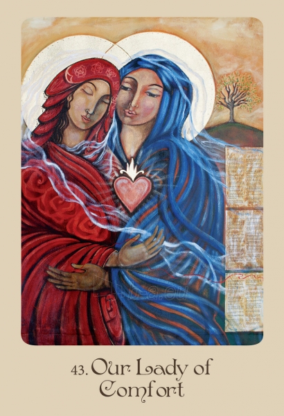 Kortos Mother Mary Oracle Blue Angel paveikslėlis 8 iš 11