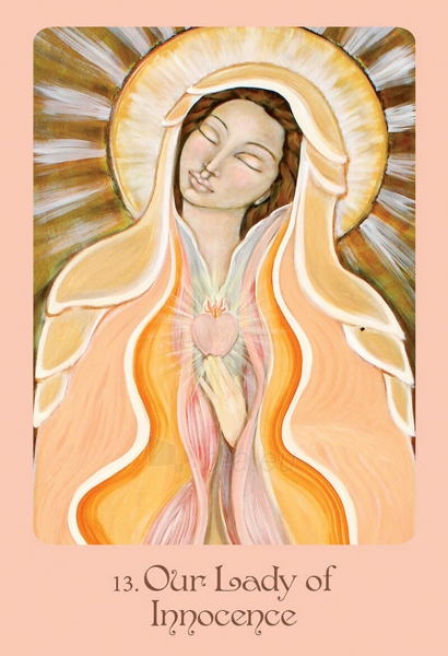Kortos Mother Mary Oracle Blue Angel paveikslėlis 4 iš 11