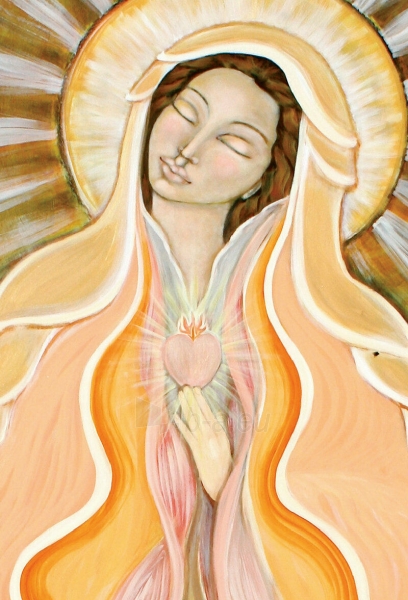 Kortos Mother Mary Oracle Pocket Edition paveikslėlis 10 iš 11