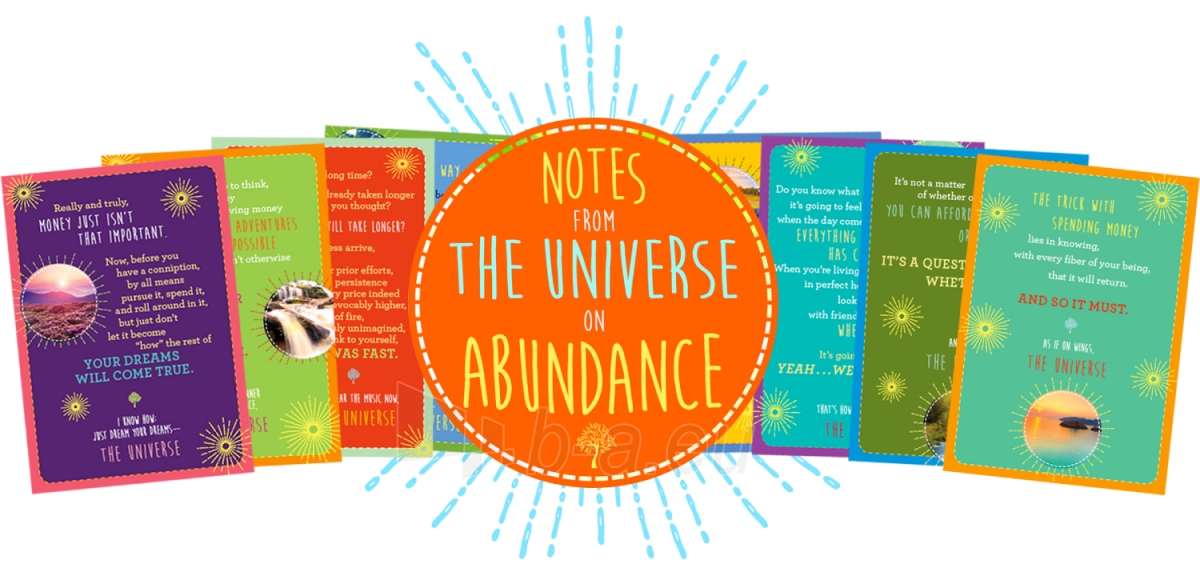 Kortos Notes from the Universe on Abundance Hay House paveikslėlis 10 iš 10