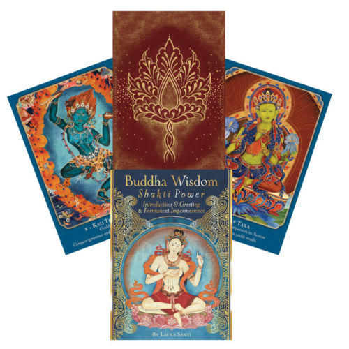 Kortos Oracle Kortos Buddha Wisdom, Shakti Power paveikslėlis 1 iš 10