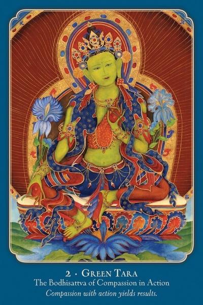 Kortos Oracle Kortos Buddha Wisdom, Shakti Power paveikslėlis 5 iš 10