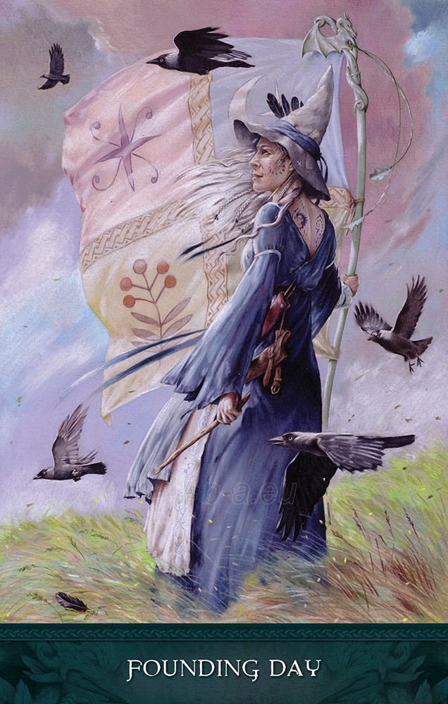 Kortos Oracle Ravens Wand paveikslėlis 32 iš 34