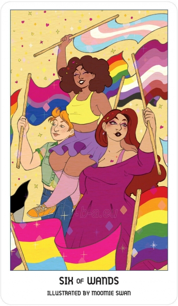 Kortos Pride Tarot Kortos paveikslėlis 4 iš 6