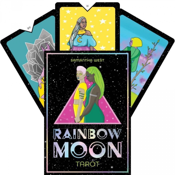 Kortos Rainbow Moon Taro paveikslėlis 1 iš 6