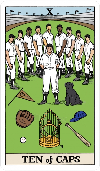 Kortos Tarot of Baseball ir knyga paveikslėlis 8 iš 13