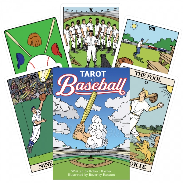 Kortos Tarot of Baseball ir knyga paveikslėlis 2 iš 13