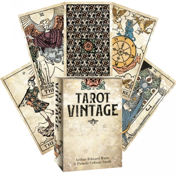Kortos Tarot Vintage Kortos paveikslėlis 1 iš 6