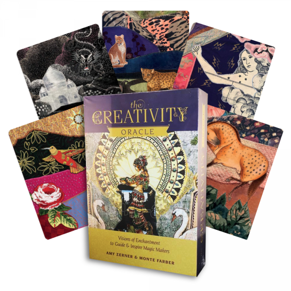 Kortos The Creativity Oracle ir knyga paveikslėlis 1 iš 8