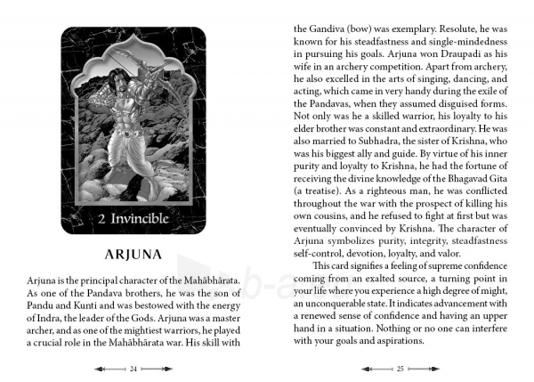 Kortos The Mahabharata Oracle paveikslėlis 4 iš 10
