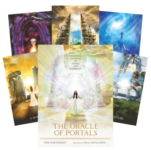 Kortos The Oracle Of Portals Blue Angel paveikslėlis 1 iš 8