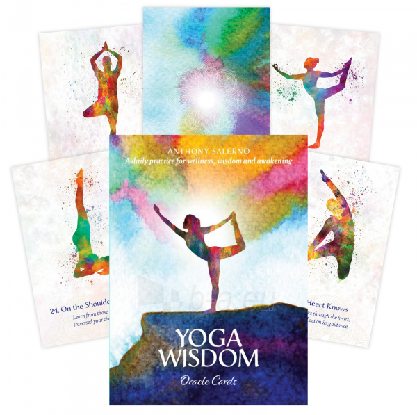 Kortos Yoga Wisdom Oracle Blue Angel paveikslėlis 1 iš 11