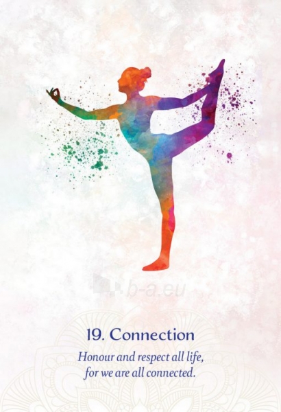 Kortos Yoga Wisdom Oracle Blue Angel paveikslėlis 10 iš 11