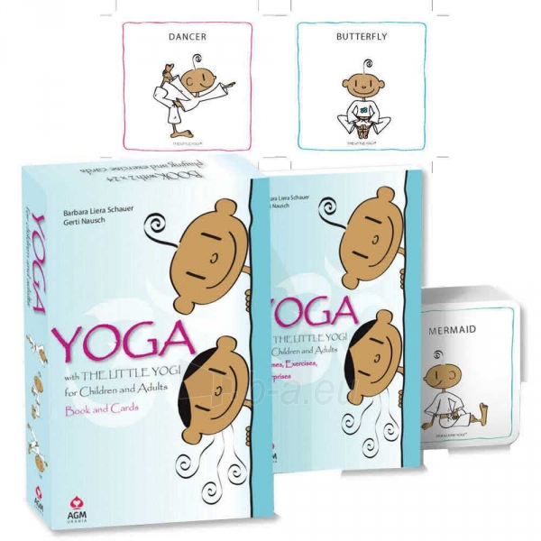 Kortos Yoga With The Little Yogi su knyga paveikslėlis 5 iš 6