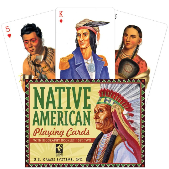 Kortų žaidimas Native American Set Two Us Games Systems paveikslėlis 1 iš 8