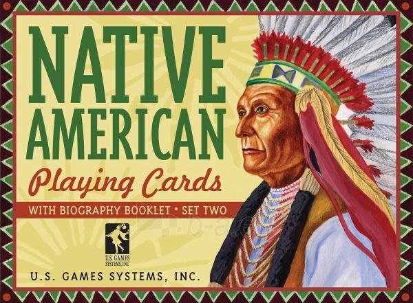 Kortų žaidimas Native American Set Two Us Games Systems paveikslėlis 2 iš 8