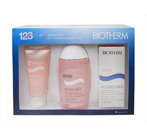 Kosmetikos rinkinys Biotherm Aqua Trio For Dry Skin  205ml paveikslėlis 1 iš 1