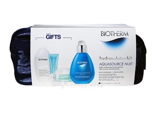 Cosmetic Kit Biotherm Aquasource Nuit Hydra Solution Kit 99 ml paveikslėlis 1 iš 1