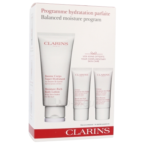 Kosmetikos rinkinys Clarins Balanced Moisture Program Kit Cosmetic 200ml paveikslėlis 1 iš 1