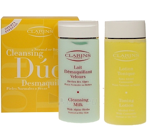Kosmētikas komplekts Clarins Cleansing Duo Dry Oferta Especial 400ml paveikslėlis 1 iš 1