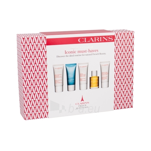 Kosmetikos rinkinys Clarins French Beauty Iconic Must-Haves Kit Cosmetic 30ml paveikslėlis 1 iš 1