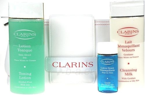Цель косметический набор Clarins очищающее Набор для жирной кожи 430ml (поврежденной упаковки) paveikslėlis 1 iš 1