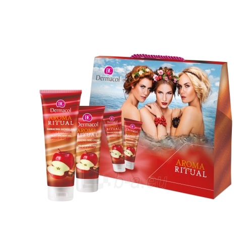 Kosmetikos rinkinys Dermacol Aroma Ritual Apple & Cinnamon Kit 7084 Cosmetic 250ml paveikslėlis 1 iš 1