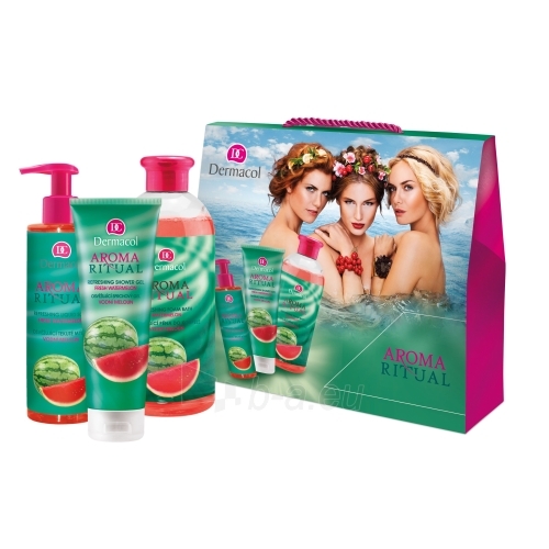 Kosmetikos komplekts Dermacol Aroma Ritual Fresh Watermelon Kit 7086 Cosmetic 500ml paveikslėlis 1 iš 1