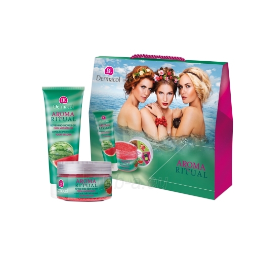 Kosmetikos komplekts Dermacol Aroma Ritual Fresh Watermelon Kit 7087 Cosmetic 250ml paveikslėlis 1 iš 1