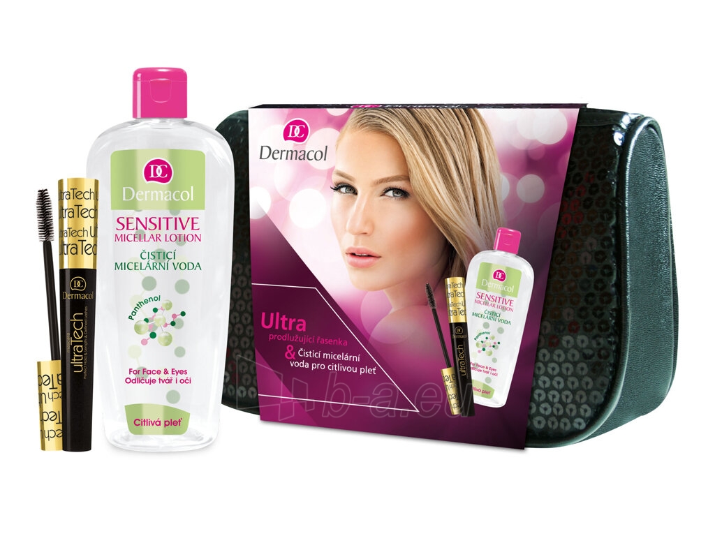 Kosmetikos komplekts Dermacol Ultra Tech Mascara Kit Cosmetic 10ml paveikslėlis 2 iš 2