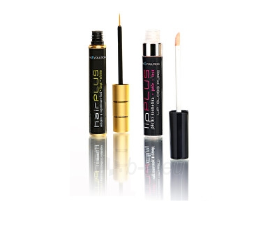 Kosmetikos komplekts FacEvolution Gift package growth serum for eyelashes and eyebrows + Lip Gloss Pure paveikslėlis 1 iš 1
