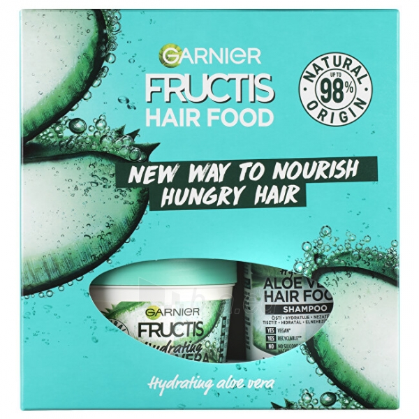 Kosmetikos rinkinys Garnier Cosmetic set for normal and dry hair Fructis Hair Food Aloe Vera paveikslėlis 2 iš 2