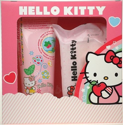 Cosmetic set Hello Kitty Caribbean Melodies 3 in 1 Shampoo 200ml paveikslėlis 1 iš 1