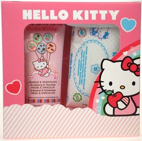 Косметический набор Hello Kitty Фруктовые Мелодии для путешествий 140г paveikslėlis 1 iš 1