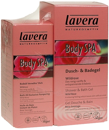 Cosmetic Kit Set Lavera Body Spa Bath Oil Wild Rose 250ml paveikslėlis 1 iš 1