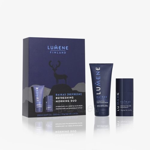 Cosmetic set Lumene Gift set for men Refreshing Morning Duo paveikslėlis 1 iš 1