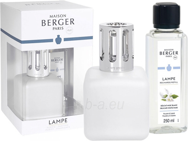Kosmetikos komplekts Maison Berger Paris Gift set catalytic lamp Glacon white + refill Fine white musk 250 ml paveikslėlis 1 iš 3