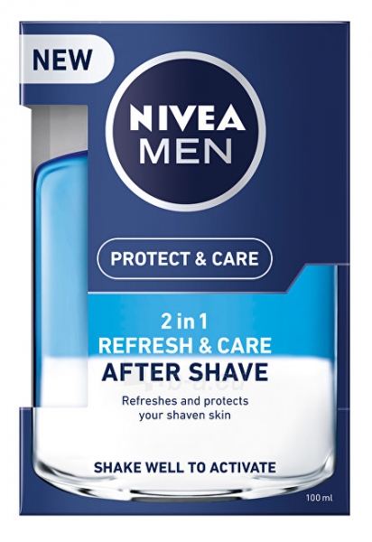 Kosmetikos rinkinys Nivea After-shave care 2in1 Men Refresh & Care 100 ml paveikslėlis 1 iš 1