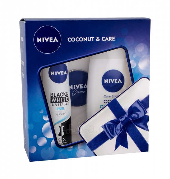 Cosmetic set Nivea Creme Coconut Cream Shower Kit Cosmetic 430ml paveikslėlis 1 iš 1