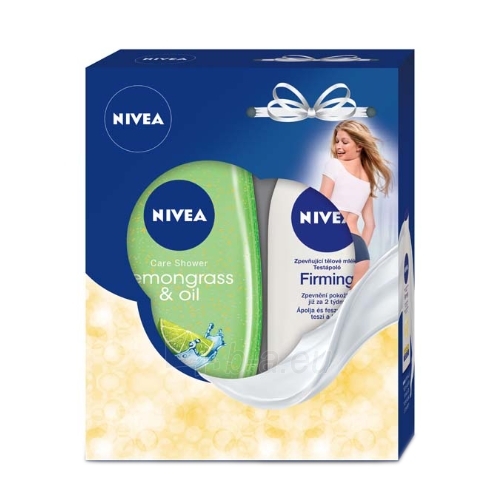Cosmetic set Nivea Q10 Firming Body Lotion Normal Skin Duo Kit Cosmetic 250ml paveikslėlis 1 iš 1