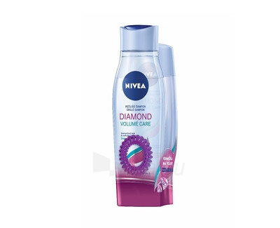 Kosmetikos rinkinys Nivea šampūnas 250 ml + kondicionierius 200 ml Diamond Volume + gumutė paveikslėlis 1 iš 1