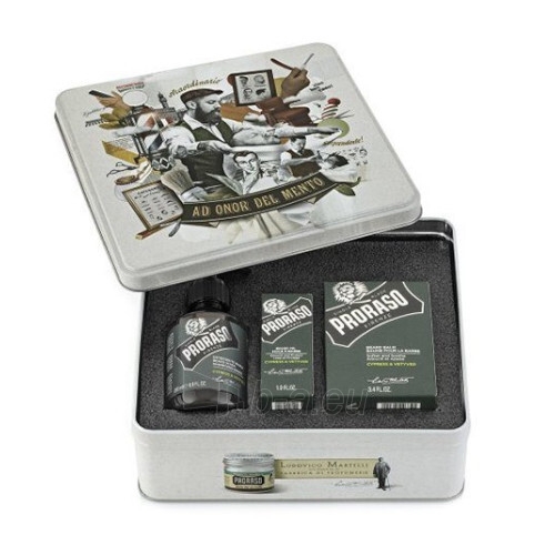 Kosmetikos rinkinys Proraso Klas ical gift set products on the beard Cypress & Vetyver paveikslėlis 1 iš 1