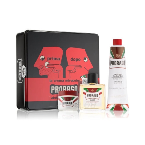 Cosmetic set Proraso Klas ical Gift Set Red Sandalwood Shaving paveikslėlis 1 iš 1