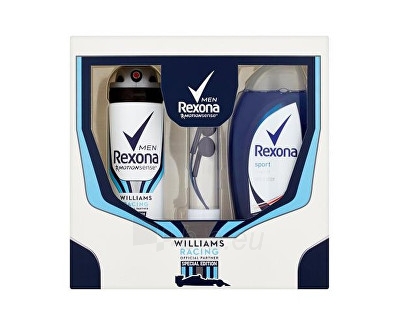 Kosmetikos komplekts Rexona Gift Set for Men Williams Racing + Headphones paveikslėlis 1 iš 1
