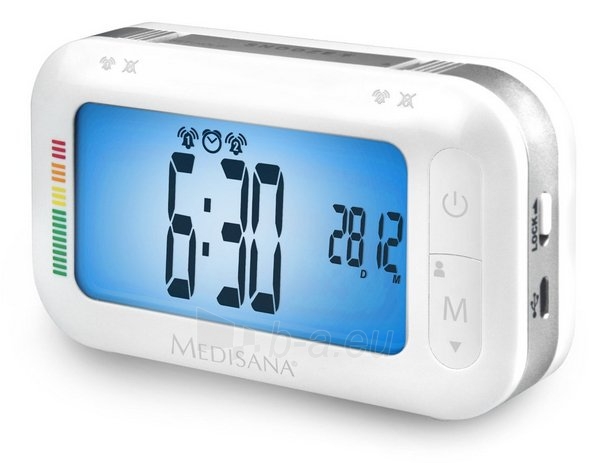 Kraujospūdžio matuoklis Medisana BU575 With Bluetooth + Alarm Clock Function 51296 paveikslėlis 2 iš 3
