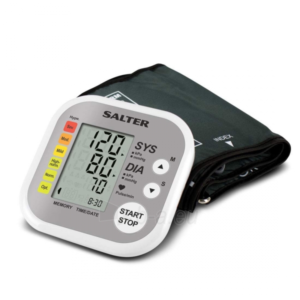 Kraujospūdžio matuoklis Salter BPA-9201-EU Automatic Arm Blood Pressure Monitor paveikslėlis 1 iš 4